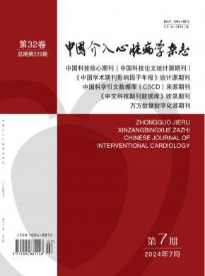 中国介入心脏病学期刊